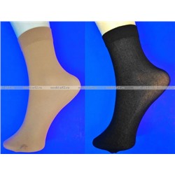 Крабро носки женские 50 Den микрофибра с лайкрой бежевые Miss уплотненные 10 пар