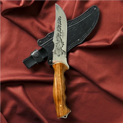 Нож туристический "Скорпион" вощеный орех, сталь 40х13
