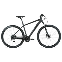 Велосипед 29" Forward Apache 3.2 HD, 2022, цвет черный матовый/черный, размер рамы 17"