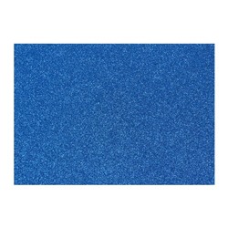 Картон дизайнерский Glitter (с блестками) 210 х 297 мм, Sadipal 330 г/м², синий, цена за 3 листа