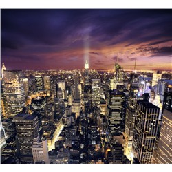 3D Фотообои  «Ночной Манхэттен»