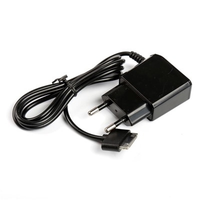 Сетевое зарядное устройство CODE, разъем 30 pin, 1А, кабель 1 метр, черное