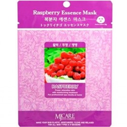 MJ Маска тканевая для лица Essence Mask Raspberry (ягода)