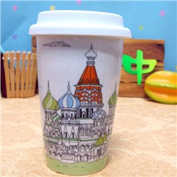 Термокружка - керамический стаканчик Moscow