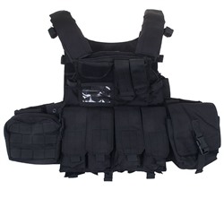 Жилет разгрузочный KINGRIN Tactical vest (Black) VE-21-BK