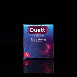 Презервативы DUETT Extra Strong 3 шт