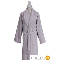 Халат c вышивкой Роза Grey (серый) L-XL