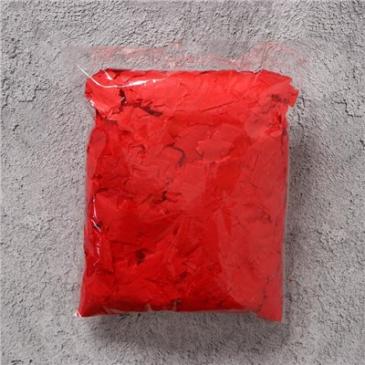 Наполнитель для шара «Конфетти-звёзды», 2 см, бумага, цвет красный, 100 г