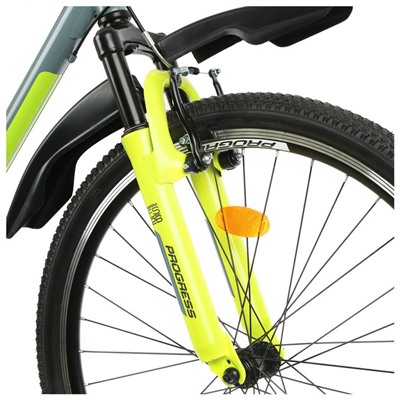 Велосипед 26" Progress Sierra FS, цвет серый/зеленый, размер рамы 16"