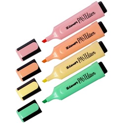 Набор маркеров-текстовыделителей 4 цвета, 1-5 мм Luxor "Pasteliter"
