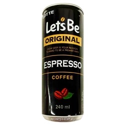 Кофейный напиток Летс Би Эспрессо (Let’s Be Espresso), Лотте 240 мл