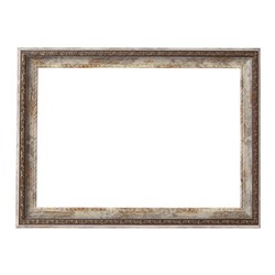 Рама для картин (зеркал) 21 х 30 х 3.0 см, пластиковая, Calligrata, белый мрамор