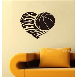 Наклейка на стену Баскетбол символ