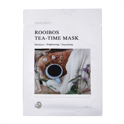 DETOSKIN. Тканевая маска с экстрактом чая ройбос, ROOIBOS TEA-TIME MASK, 30г