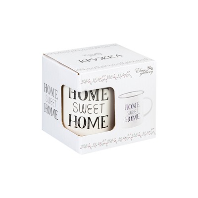 Кружка 310 мл 10,7*7,5*9 см "SWEET HOME" NEW BONE CHINA