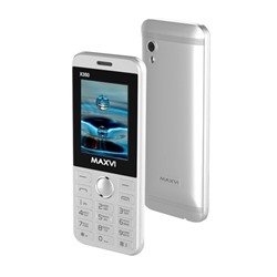 Сотовый телефон Maxvi X350 Metallic Silver,цвет золотой металлик