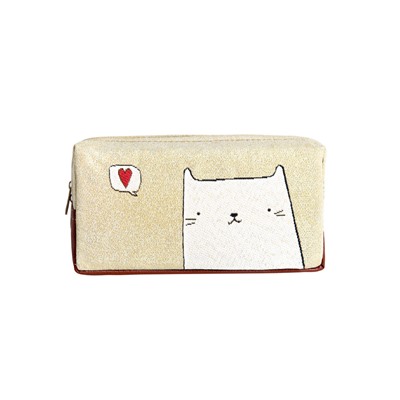 Белый кот - сувенирная сумка