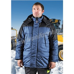Куртка рабочая зимняя мужская "Союз" (синяя) оптом