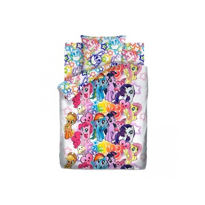 Комплект постельного белья "My little Pony Neon", Граффити