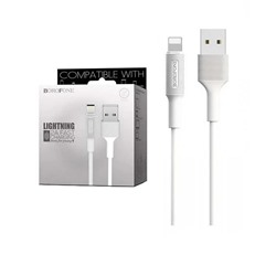 Кабель USB - Lightning BOROFONE BX1 (белый) 1м