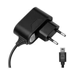 Зарядное устройство Prime Line (2303), mini USB 1000 mA, черное