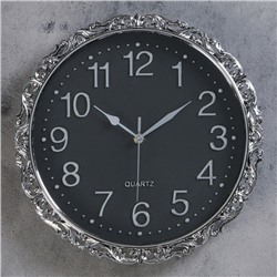 Часы настенные, серия: Интерьер, "Офелия", плавный ход, d=31 см