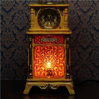 Часы-светильник "Меломан", с будильником, 43 х 16 х 15 см