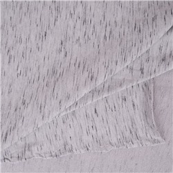 Ткань на отрез футер петля с лайкрой 11-12 черный штрих на сером