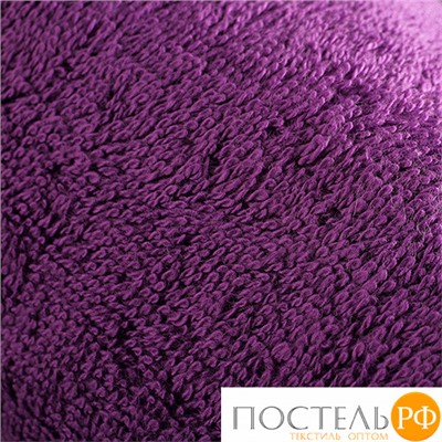 2000230200377 Полотенце махровое гладкокрашеное 40х67, 100 % хлопок, пл. 400 гр./кв.м. "Фиолетовый (Amaranth purple)" 2302
