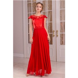Платье женское MINAKU, цвет красный, размер 48