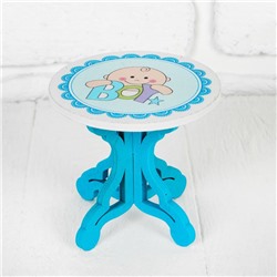 Столик для кукол "В голубом цвете" 9×8×9 см