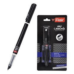 Ручка перьевая "Flair" CARBONIX INKY, 2 корпуса XL, синяя, в блистере F-1365 BL/син.