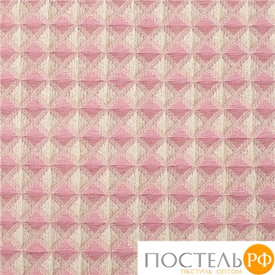 Плед вафельный Этель Waves, 125х150 ± 5 см, цвет розовый.