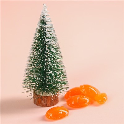Леденцы с елкой «С Новым годом», вкус: мандарин, 70 г.