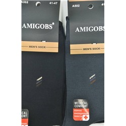 Носки мужские хлопковые "Amigobs" размер 41-47  [12пар]  арт. 479002