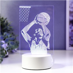 Светильник "Баскетбол" LED RGB от сети 9,5х11х20 см