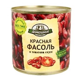 «Домашние заготовки», фасоль красная в томатном соусе, 400 гр. KDV