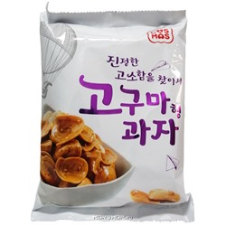 Сладкое сухое печенье из батата с кунжутом Cosmos, Корея, 125 г