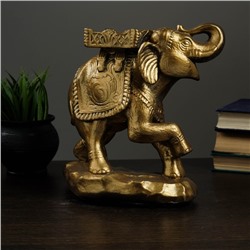 Фигура "Слон стоя" бронза 26х21х27см
