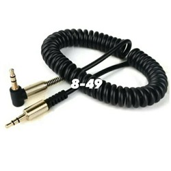 Позолоченный 1,5 мм кабель аудио AUX кабель, код 128607