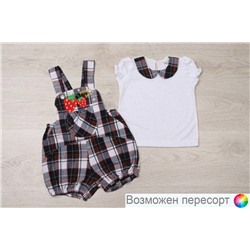 Костюм детский: блузка и комбинезон арт. 623597