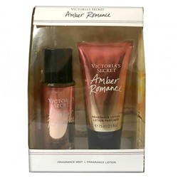 Подарочный набор лосьон и спрей для тела Victoria's Secret Amber Romance 2 в 1