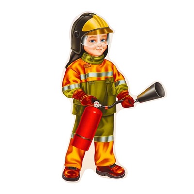 Набор для оформления "Пожарная команда" 14 деталей