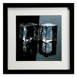 Картина "Две льдинки" 35х35(39х39)см