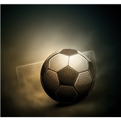 3D Фотообои «Футбольный мяч»