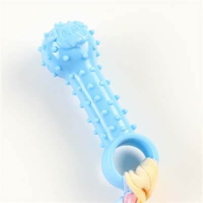 Игрушка "Облако" с погремушкой + голубой TPR элемент, 19 см