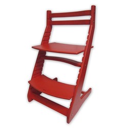 Растущий стул «Вырастайка» регулируемый, красный