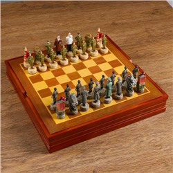 Шахматные фигуры "Победные", h короля=8 см, h пешки=6,3 см