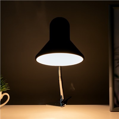 Настольная лампа 16671/1BK E27 40Вт черный 13,5х13х33 см