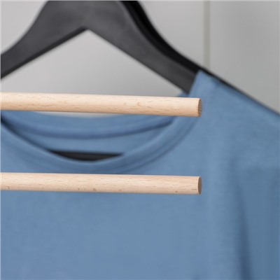 Вешалка для брюк и юбок SAVANNA Wood, 2 перекладины, 36×21,5×1,1 см, цвет белый